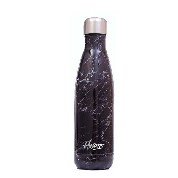 Hajime black marble bottle